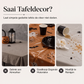 Tafelkleed en placemat set met griezelige Halloween-patronen