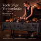Tafelkleed en placemat set met griezelige Halloween-patronen