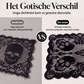 Tafelkleed en placemat set met griezelige Halloween-patronen