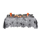 Tafelkleed en placemat set met griezelige Halloween-patronen