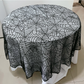 Tafelkleed en placemat set met griezelige Halloween-patronen