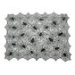 Tafelkleed en placemat set met griezelige Halloween-patronen
