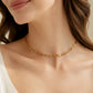 🎉 BEPERKTE TIJD 50% KORTING! 💛 Stralende Hart Ketting – Gepolijst Opengewerkt Hart Schakel, Lichtgewicht & Vrouwelijke Charme voor Dagelijks Dragen ✨