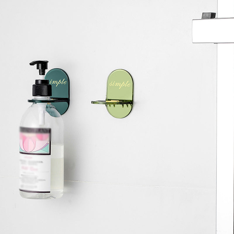🧴🚿 Wandgemonteerde Shampoohouder – Boorvrije Bevestiging, Ondersteboven Ophangen, Gebruik Elke Druppel en Maak Uw Doucherand Vrij, Geen Flessen Meer op de Vloer 🧹🛁