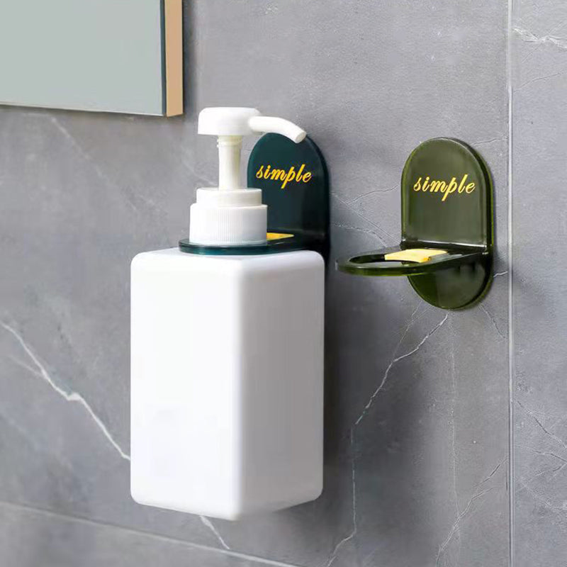 🧴🚿 Wandgemonteerde Shampoohouder – Boorvrije Bevestiging, Ondersteboven Ophangen, Gebruik Elke Druppel en Maak Uw Doucherand Vrij, Geen Flessen Meer op de Vloer 🧹🛁