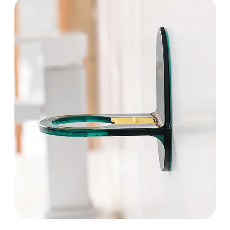 🧴🚿 Wandgemonteerde Shampoohouder – Boorvrije Bevestiging, Ondersteboven Ophangen, Gebruik Elke Druppel en Maak Uw Doucherand Vrij, Geen Flessen Meer op de Vloer 🧹🛁