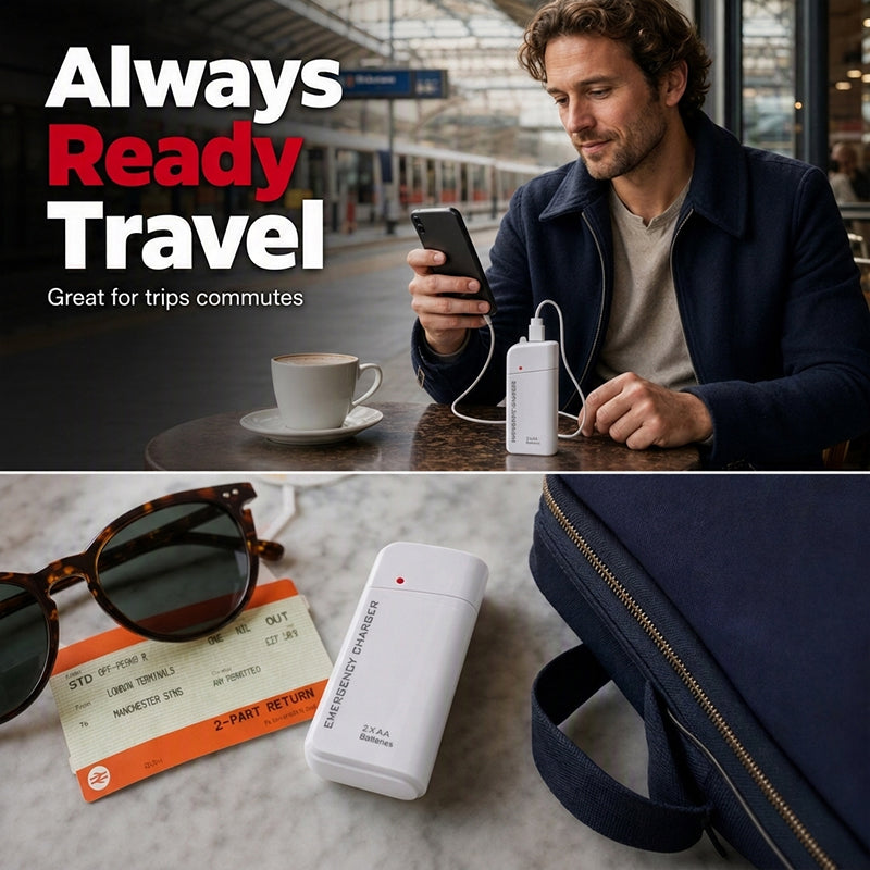 🔋🔦 50% KORTING! Nooit meer een lege telefoon in een noodgeval – deze AA-batterij powerbank geeft je overal direct stroom, mét LED-zaklamp. Eén druk en je bent weer bereikbaar!