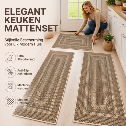 Elegant geweven loper