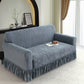 🛋️ Antislip bankhoes met ruches – Jacquardstof – Elastische rand & volledige bedekking voor dagelijkse bescherming zonder wegglijden