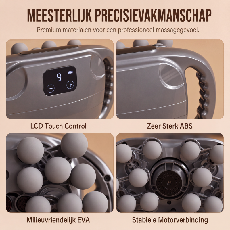 Multi-head diep weefsel fascia massagepistool