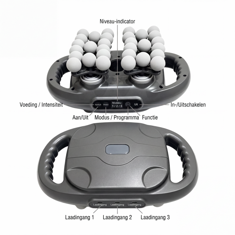 Multi-head diep weefsel fascia massagepistool