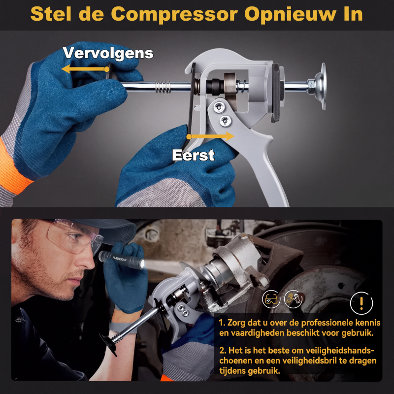 Zware remklauwgereedschap
