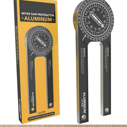📐 -50%! 🔧 7-inch verstekzaag-maatlat – Nauwkeurig, robuust en gemakkelijk af te lezen – Ideaal voor hoekzaagsneden en doe-het-zelfprojecten 🪚