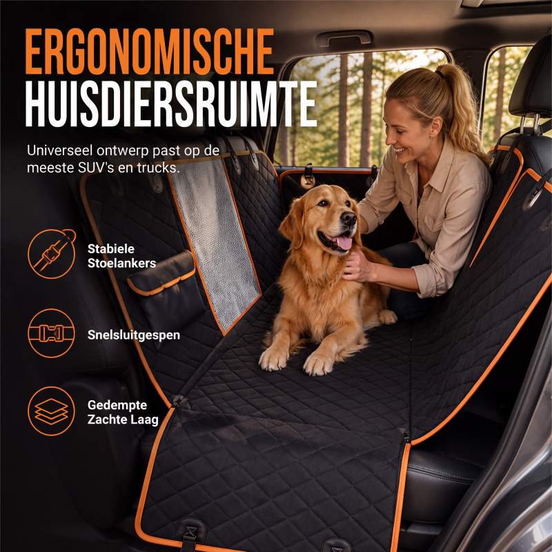 Honden autostoelhoezen voor de achterbank
