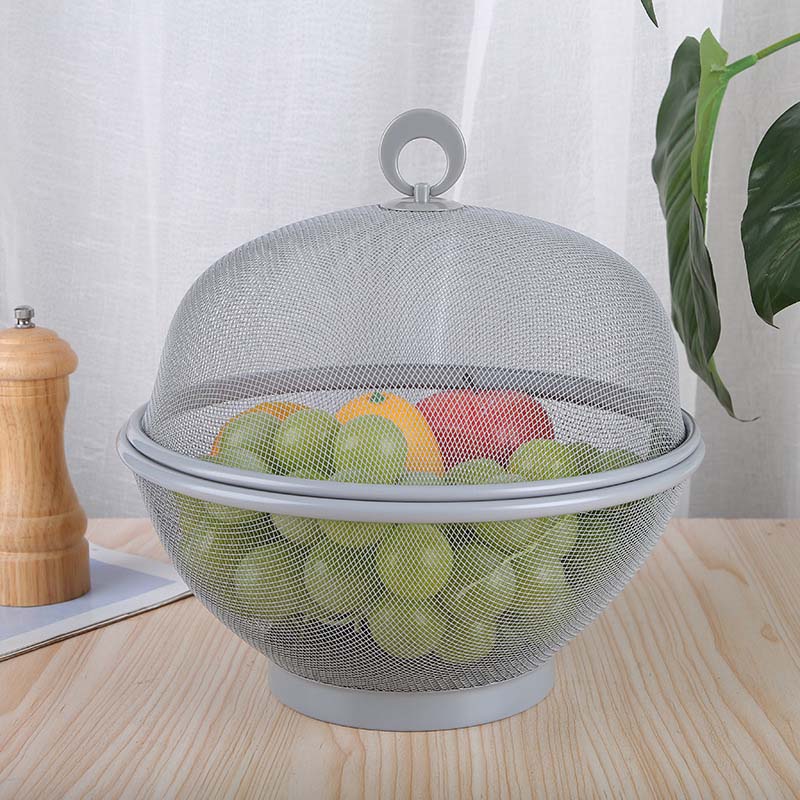 ⏳ Tijdelijke aanbieding ⏰ Fruitmand met deksel – Ademend, afwaterbaar, insectwerend 🍇