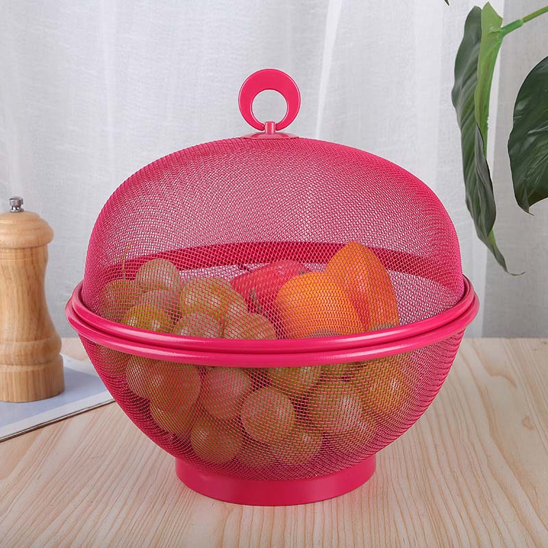 ⏳ Tijdelijke aanbieding ⏰ Fruitmand met deksel – Ademend, afwaterbaar, insectwerend 🍇
