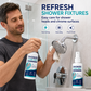 🚿Nooit meer een verstopte douchekop! Deze ontkalkerspray lost kalk en mineralen in seconden op – spuiten, inwerken, afvegen. Je douche glanst weer als nieuw!