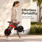 💥 50% korting! 🚲 3-in-1-driewieler voor kinderen – kinderwagen, driewieler & loopfiets. Licht (2,8 kg) & opvouwbaar. Zeer sterk koolstofstaal, EVA-wielen. Voor kinderen van 2–6 jaar, max. 90 kg. Rood/blauw/roze/geel 🛡️