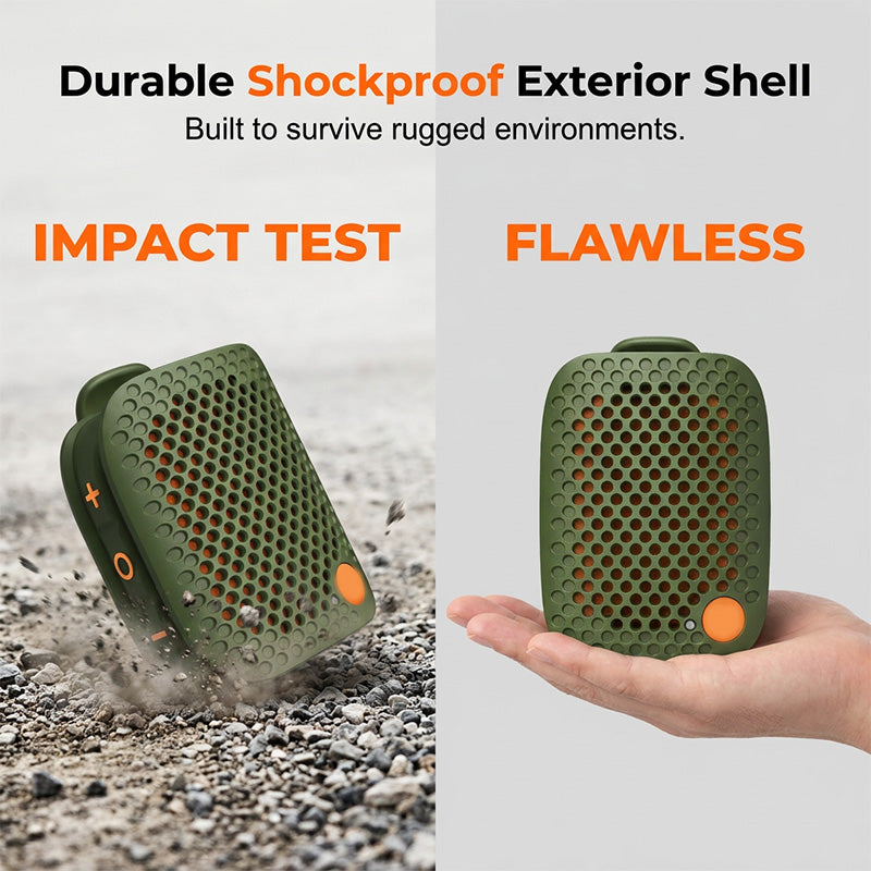 Draagbare Bluetooth Speaker met TWS Stereo IPX5 Waterdicht Mini Draadloze Speaker