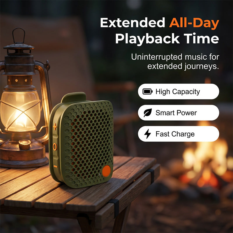 Draagbare Bluetooth Speaker met TWS Stereo IPX5 Waterdicht Mini Draadloze Speaker