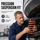 🚗Schroefveer-luchtkussens – robuuste ondersteuning, soepele demping en universele pasvorm 🛡️