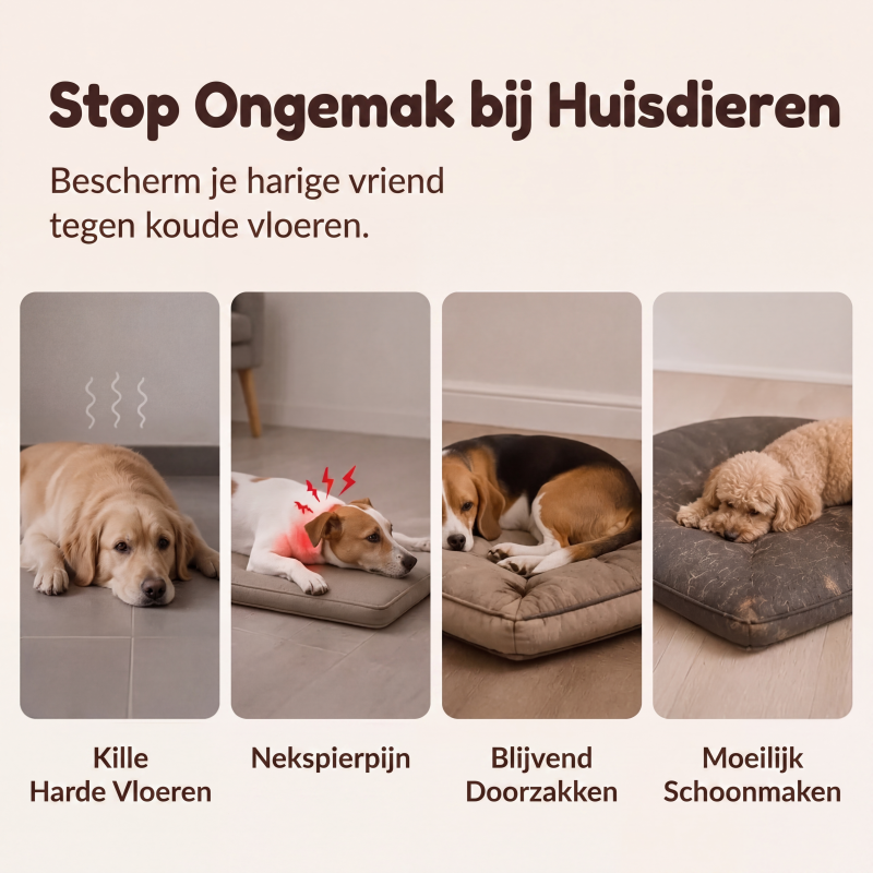 Premium pluchen slaapmat voor huisdieren
