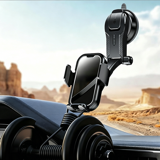 🚗 BEPERKTE TIJD 50% KORTING! ✨ Magnetische Zuignap Autotelefoonhouder – Nano Vacuuüm, Eenhandig Gebruik, Multi-hoek 📱
