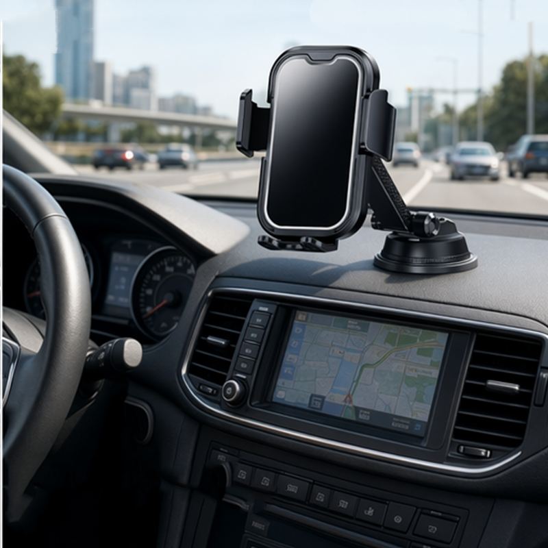 🚗 BEPERKTE TIJD 50% KORTING! ✨ Magnetische Zuignap Autotelefoonhouder – Nano Vacuuüm, Eenhandig Gebruik, Multi-hoek 📱