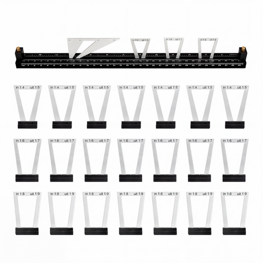 📐 28-delige zwaluwstaartmarker set voor houtbewerking 🛠️