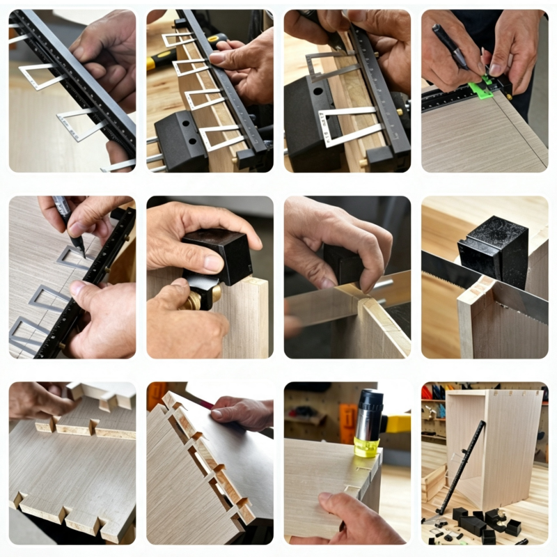 📐 28-delige zwaluwstaartmarker set voor houtbewerking 🛠️