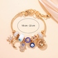 Hemelse bedelarmband met zon en maan