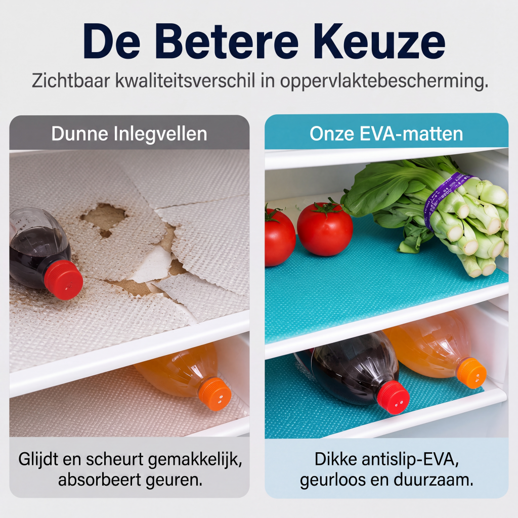 Waterdichte koelkastplankmatten