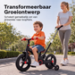 4-in-1 omvormbare kinderfiets, loopfiets en kinderwagen