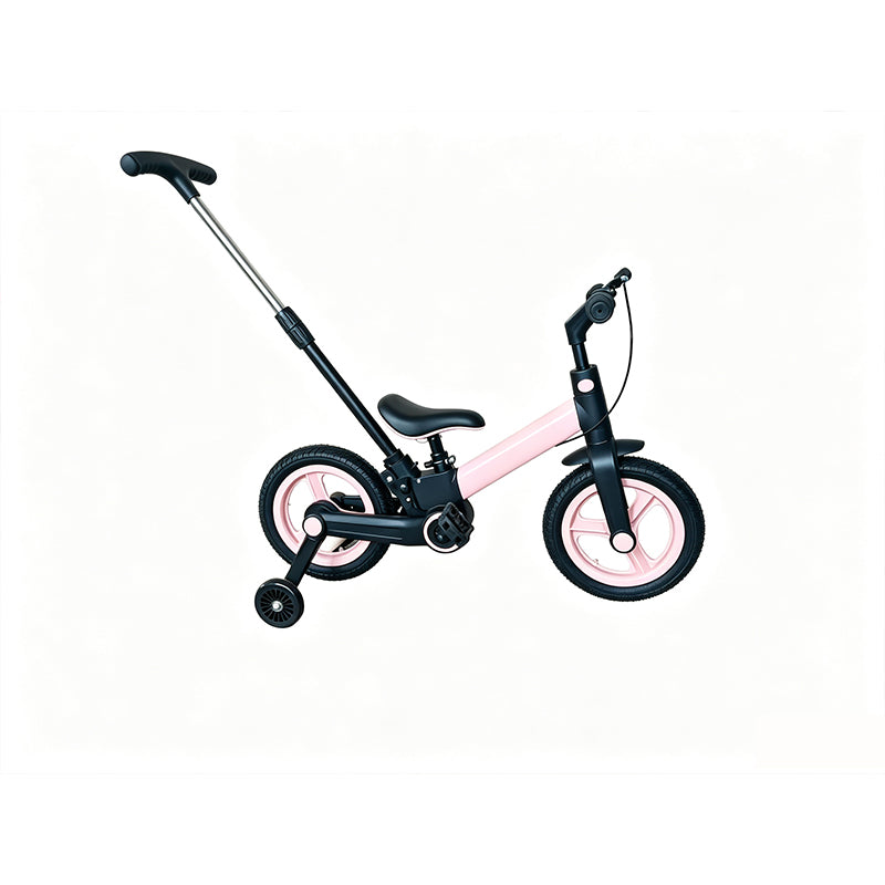 4-in-1 omvormbare kinderfiets, loopfiets en kinderwagen