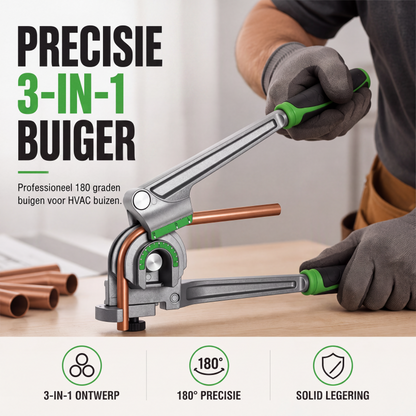3-in-1 handmatige buigmachine voor buizen