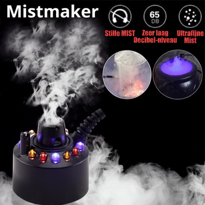 Ultrasone mistmaker met 12 LED-lampjes