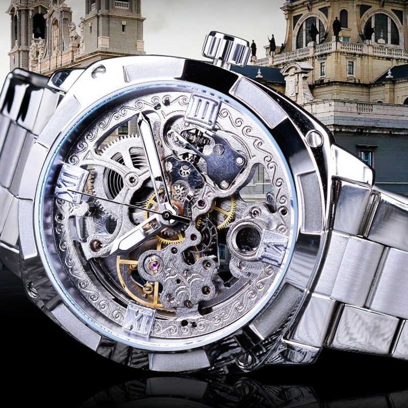 📢📢50% KORTING!! ⏰Skelet Automatisch Horloge voor Heren