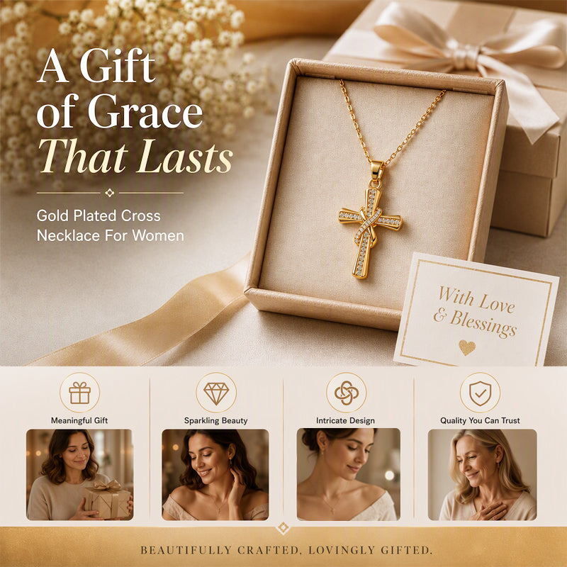 🎉 2026 Sale — Over 16,000 Sold! ✝️ Twisted Knot Cross Pendant Necklace – Sparkling Elegance, Faith & Style Woven Together! 📿