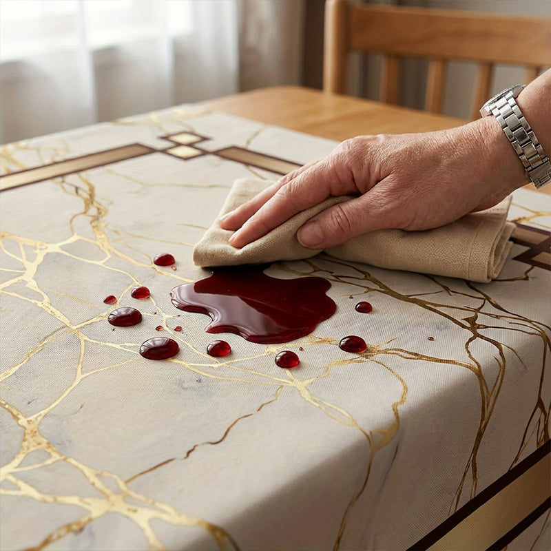 Waterdicht Tafelkleed met Marmerprint