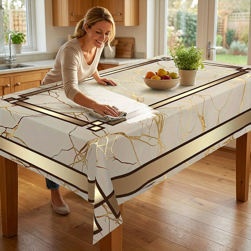 Waterdicht Tafelkleed met Marmerprint