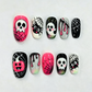 Halloween Aufklebe-Nagelset