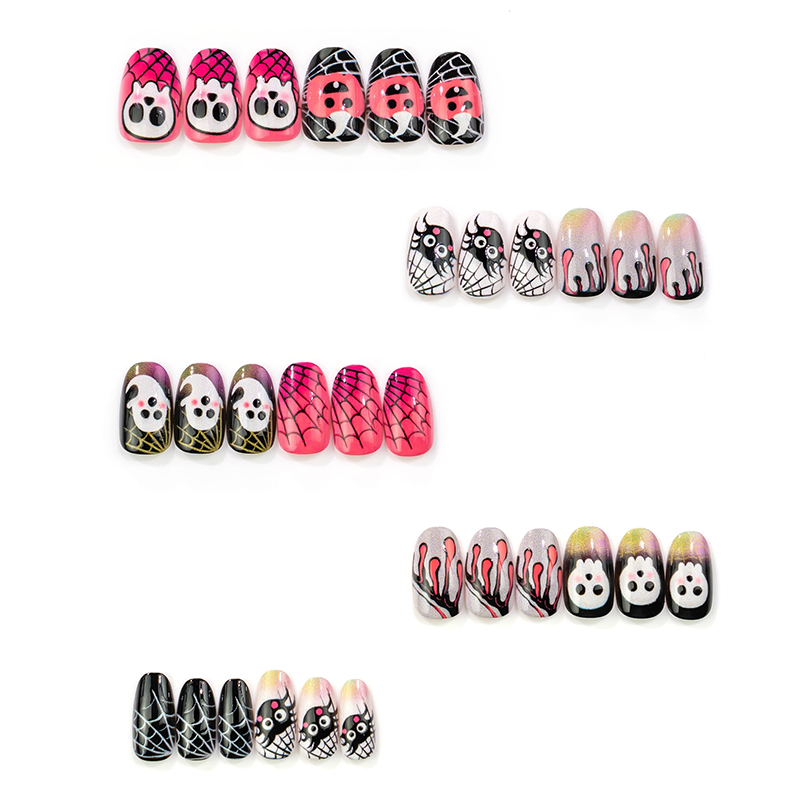 Halloween Aufklebe-Nagelset