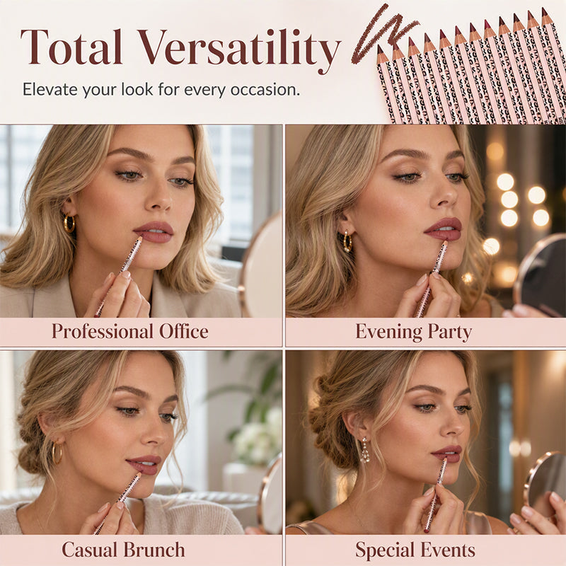 💥Tijdelijke korting!🔥 Set van 12 matte lipliner potloden – Van nudes tot intens rood, een kleur voor elke stemming en elke gelegenheid, een must-have in elke moderne make-uptas 🌹💄