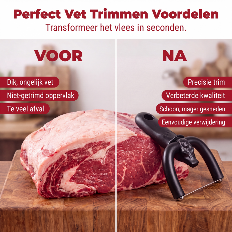 🥩🔥Handmatige vetscheider voor rund- en varkensvlees – Gezonder koken, verwijdert eenvoudig overtollig vet