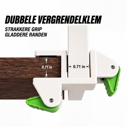 Installatieklem voor houtbewerkingsvulplaat