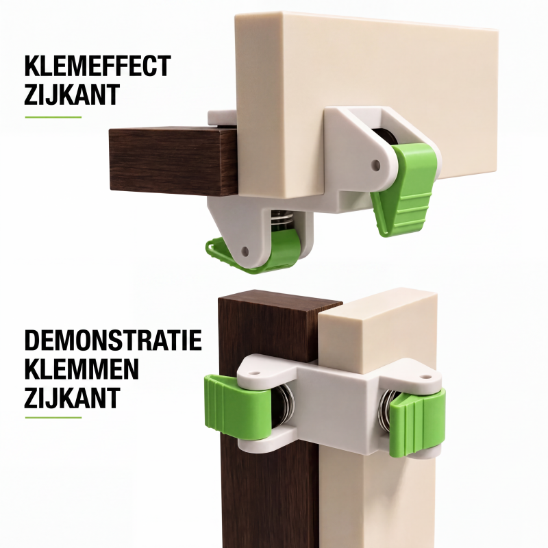 Installatieklem voor houtbewerkingsvulplaat