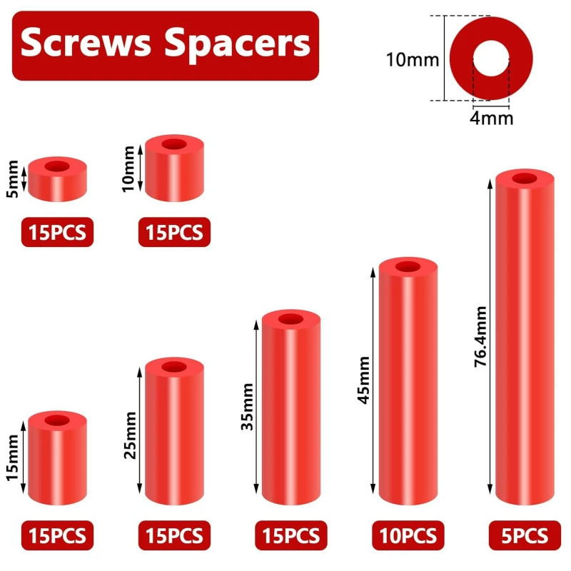 Stopcontact Afstandsstuk & Schroeven Assortiment Kit