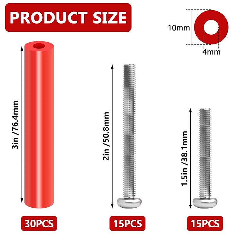 Stopcontact Afstandsstuk & Schroeven Assortiment Kit