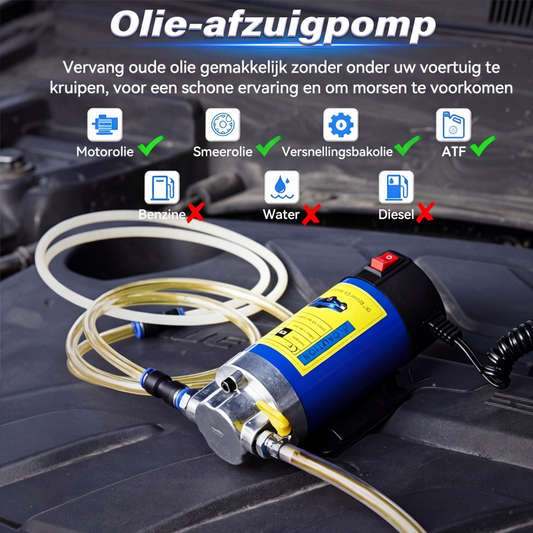 Draagbare oliepompmachine voor motorolie