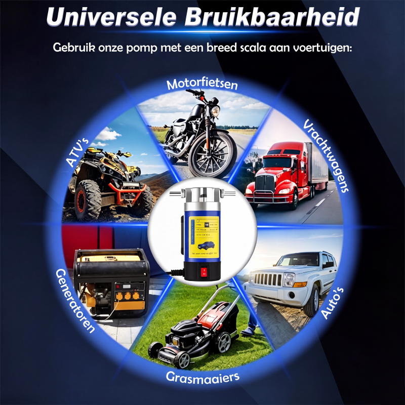 Draagbare oliepompmachine voor motorolie